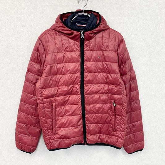 TOMMY HILFIGER　トミーヒルフィガー　フルジップ中綿ジャケット　赤　レッド　Mサイズ