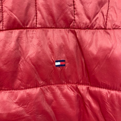 TOMMY HILFIGER　トミーヒルフィガー　フルジップ中綿ジャケット　赤　レッド　Mサイズ