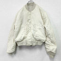 ALPHA INDUSTRIES　アルファ　MA-1　フライトジャケット　リバーシブル　白　ホワイト　Mサイズ