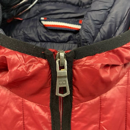 TOMMY HILFIGER　トミーヒルフィガー　フルジップ中綿ジャケット　赤　レッド　Mサイズ