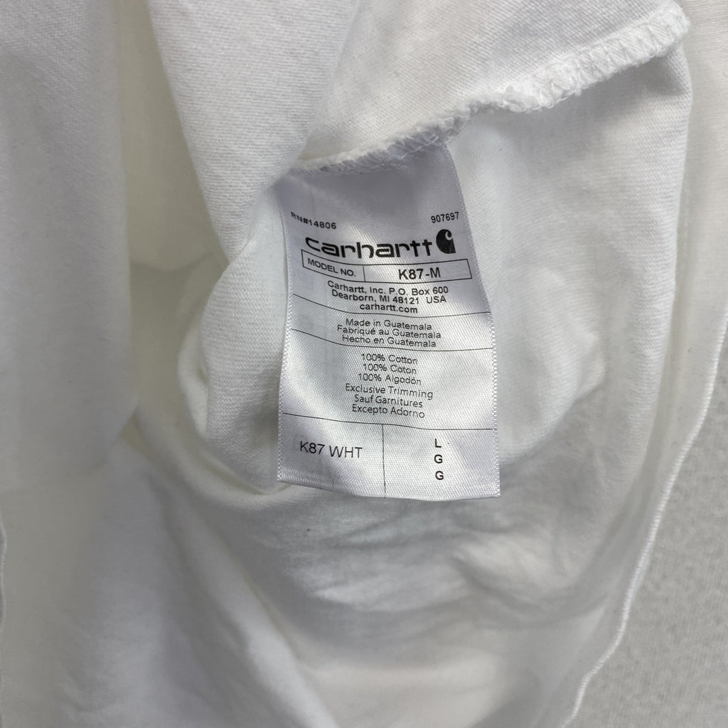 Carhartt　カーハート　半袖Tシャツ　白　ホワイト　Lサイズ　