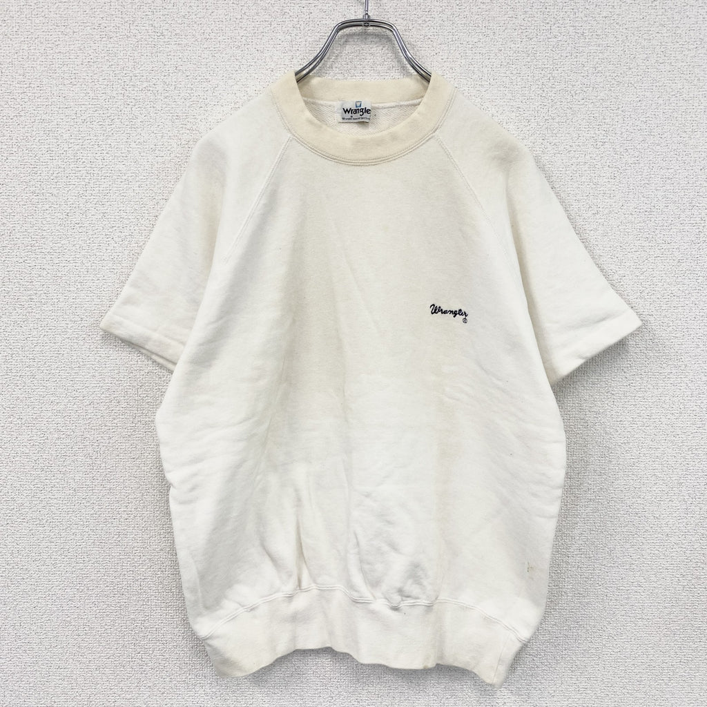Wrangler　ラングラー　半袖スウェットTシャツ　シングルステッチ　オフホワイト
