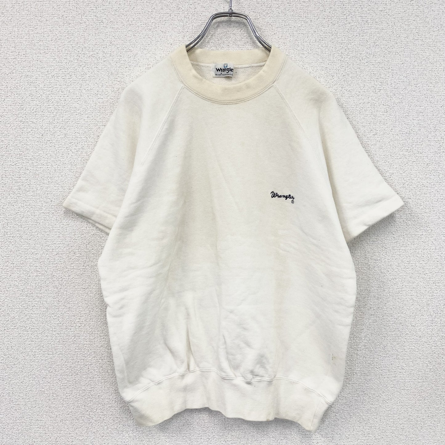 Wrangler　ラングラー　半袖スウェットTシャツ　シングルステッチ　オフホワイト