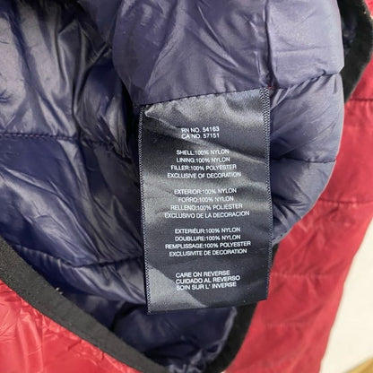 TOMMY HILFIGER　トミーヒルフィガー　フルジップ中綿ジャケット　赤　レッド　Mサイズ