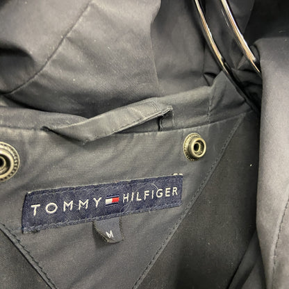 TOMMY HILFIGER　トミーヒルフィガー　フルジップナイロンジャケット　黒　ブラック　Mサイズ