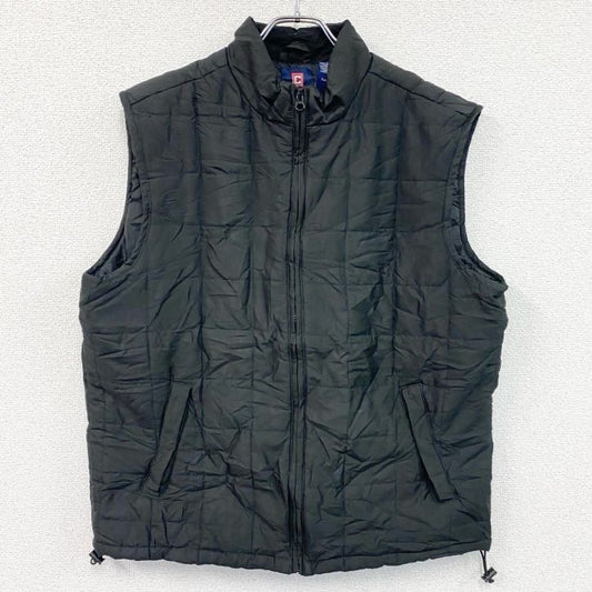 CHAPS　チャップス　ラルフローレン　フルジップ中綿ベスト　黒　ブラック　Lサイズ