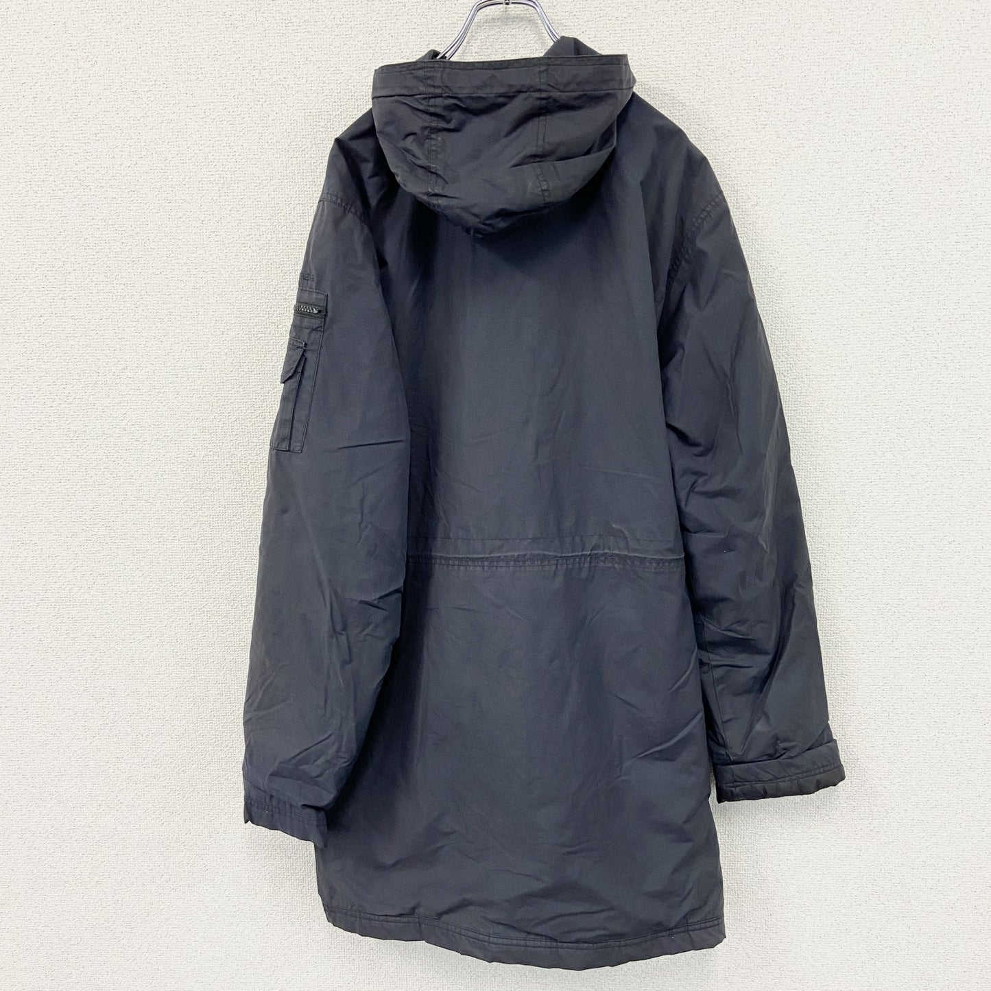 TOMMY HILFIGER　トミーヒルフィガー　フルジップナイロンジャケット　黒　ブラック　Mサイズ