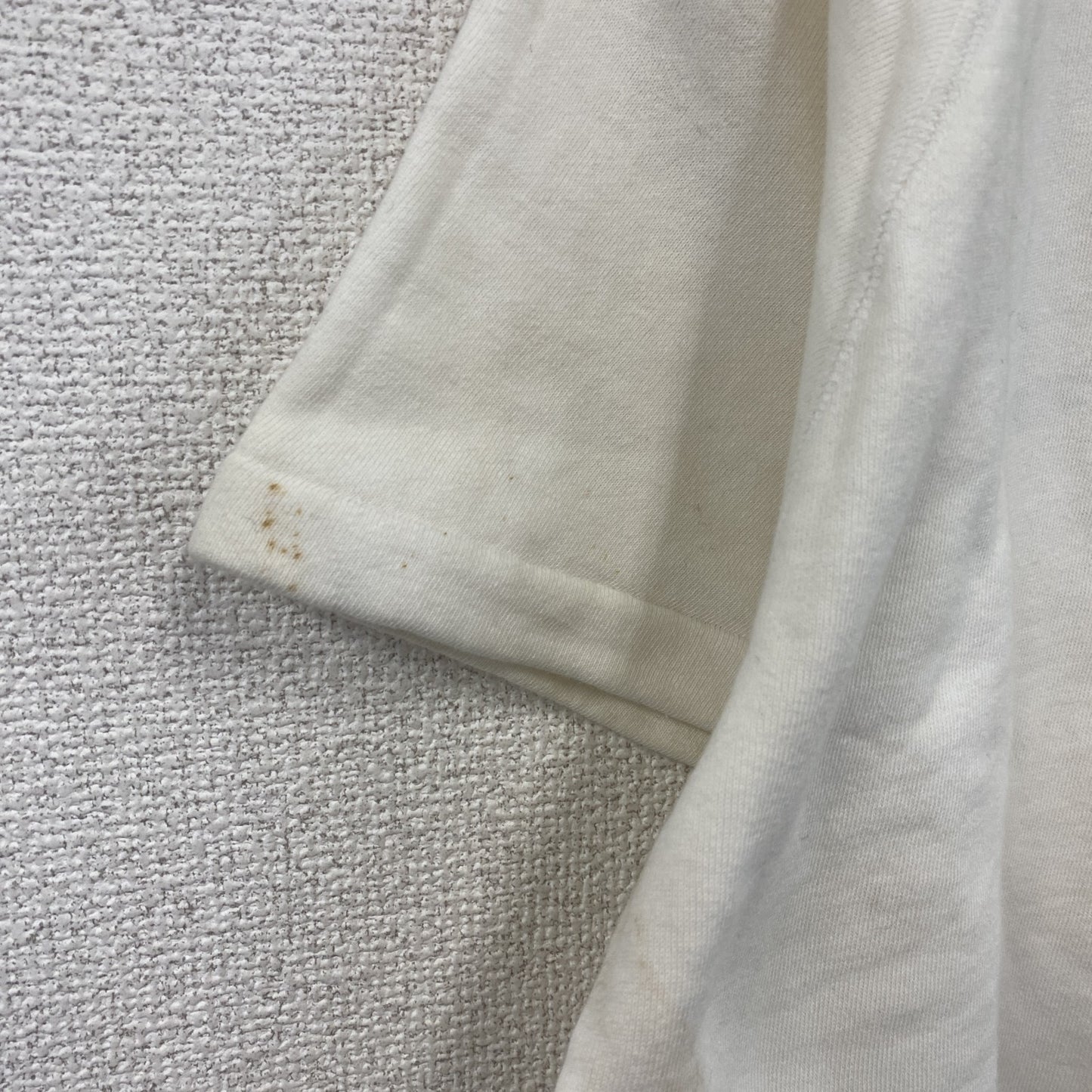 Wrangler　ラングラー　半袖スウェットTシャツ　シングルステッチ　オフホワイト