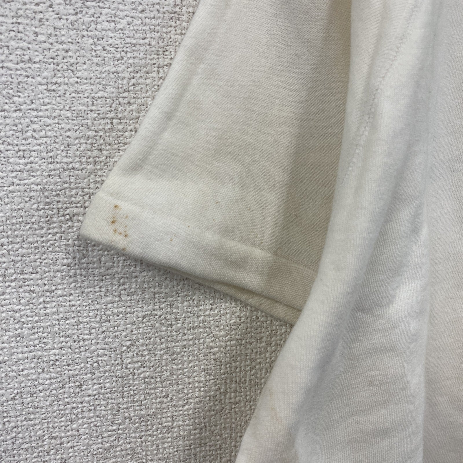 Wrangler　ラングラー　半袖スウェットTシャツ　シングルステッチ　オフホワイト