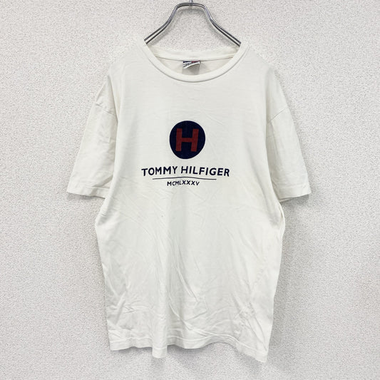 TOMMY HILFIGER　トミーヒルフィガー　半袖プリントTシャツ　白　ホワイト　Mサイズ