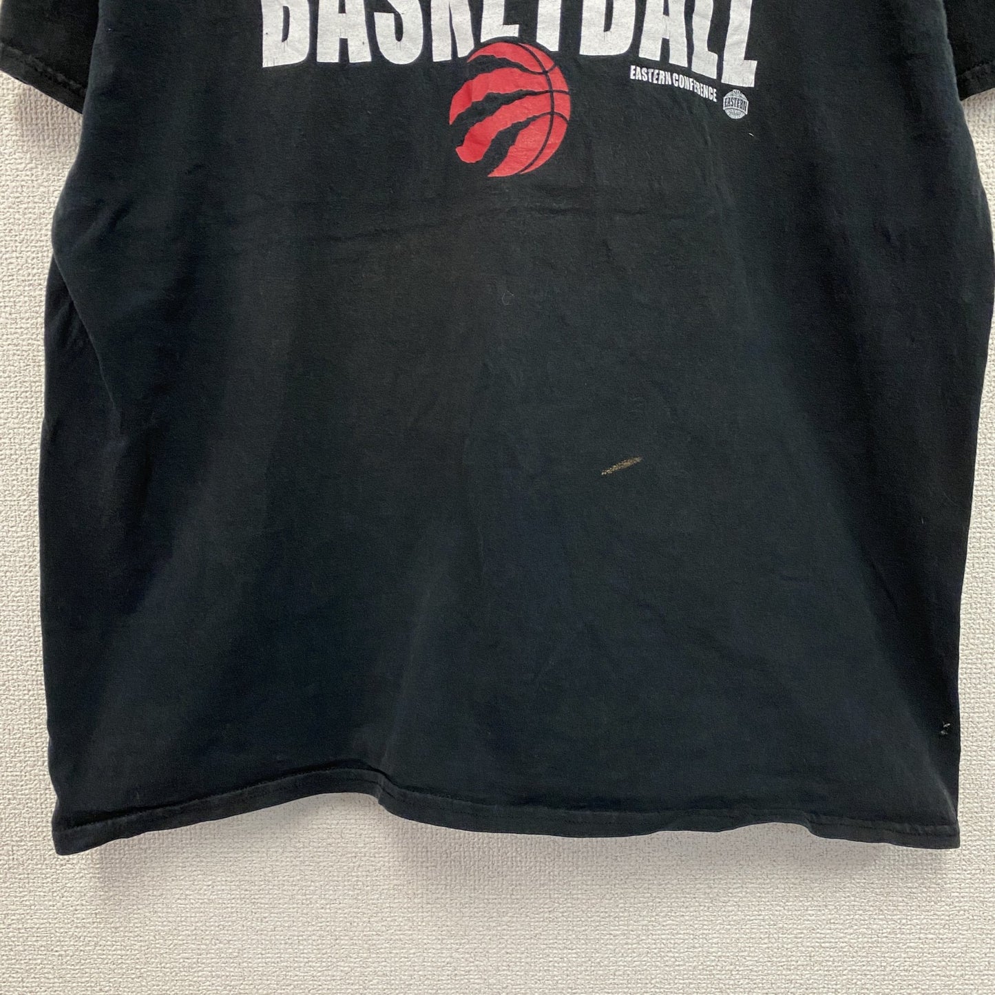 47　フォーティーセブン　NBA　トロントラプターズ　半袖プリントTシャツ　バスケットボール　黒　ブラック　XLサイズ
