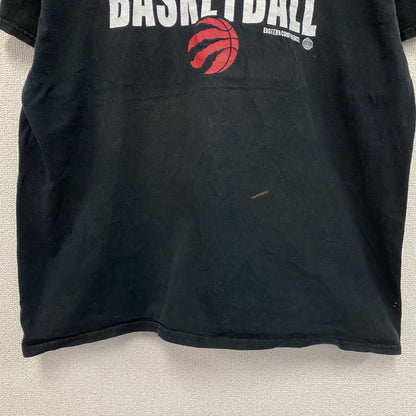 47　フォーティーセブン　NBA　トロントラプターズ　半袖プリントTシャツ　バスケットボール　黒　ブラック　XLサイズ