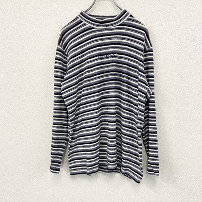 GUESS　ゲス　長袖Ｔシャツ　ボーダー柄　マルチカラー　Ｍサイズ