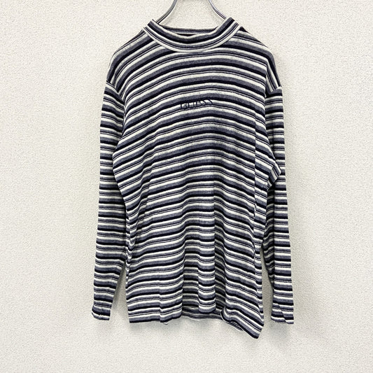 GUESS　ゲス　長袖Ｔシャツ　ボーダー柄　マルチカラー　Ｍサイズ