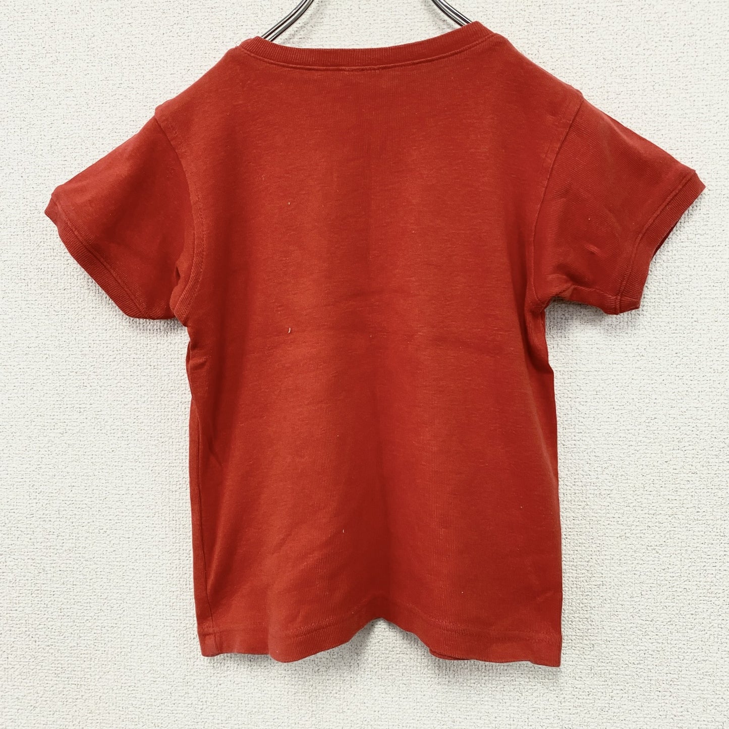 90s　OLD STUSSY　オールドステューシー　半袖Tシャツ　白タグ　刺繍ロゴ　赤　レッド　Mサイズ