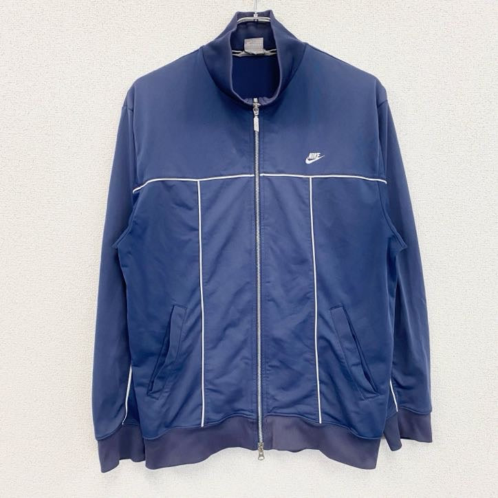 00s　NIKE　ナイキ　フルジップトラックジャケット/ジャージ　ヴィンテージ　紺　ネイビー　Mサイズ