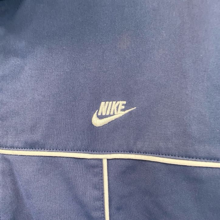 00s　NIKE　ナイキ　フルジップトラックジャケット/ジャージ　ヴィンテージ　紺　ネイビー　Mサイズ