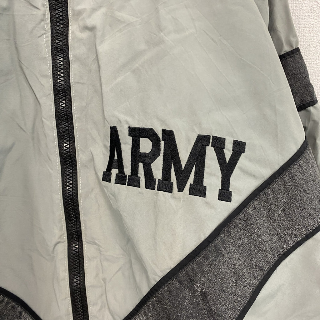 00s　U.S.ARMY　トレーニングジャケット　ナイロンジャケット　ミリタリー　米軍　ヴィンテージ　グレー　2XLサイズ
