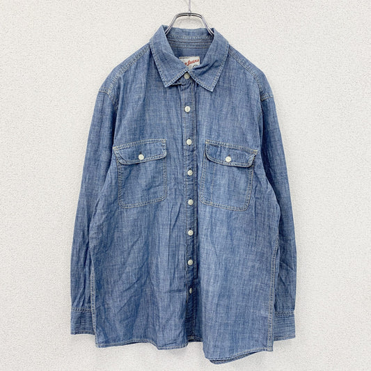 GAP Jeans　ギャップ ジーンズ　長袖デニムシャツ　インディゴ　XLサイズ