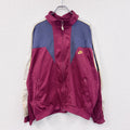 ～90s　NIKE　ナイキ　トラックジャケット/ジャージ　スウッシュ　デカロゴ　銀タグ　マルチカラー　Lサイズ
