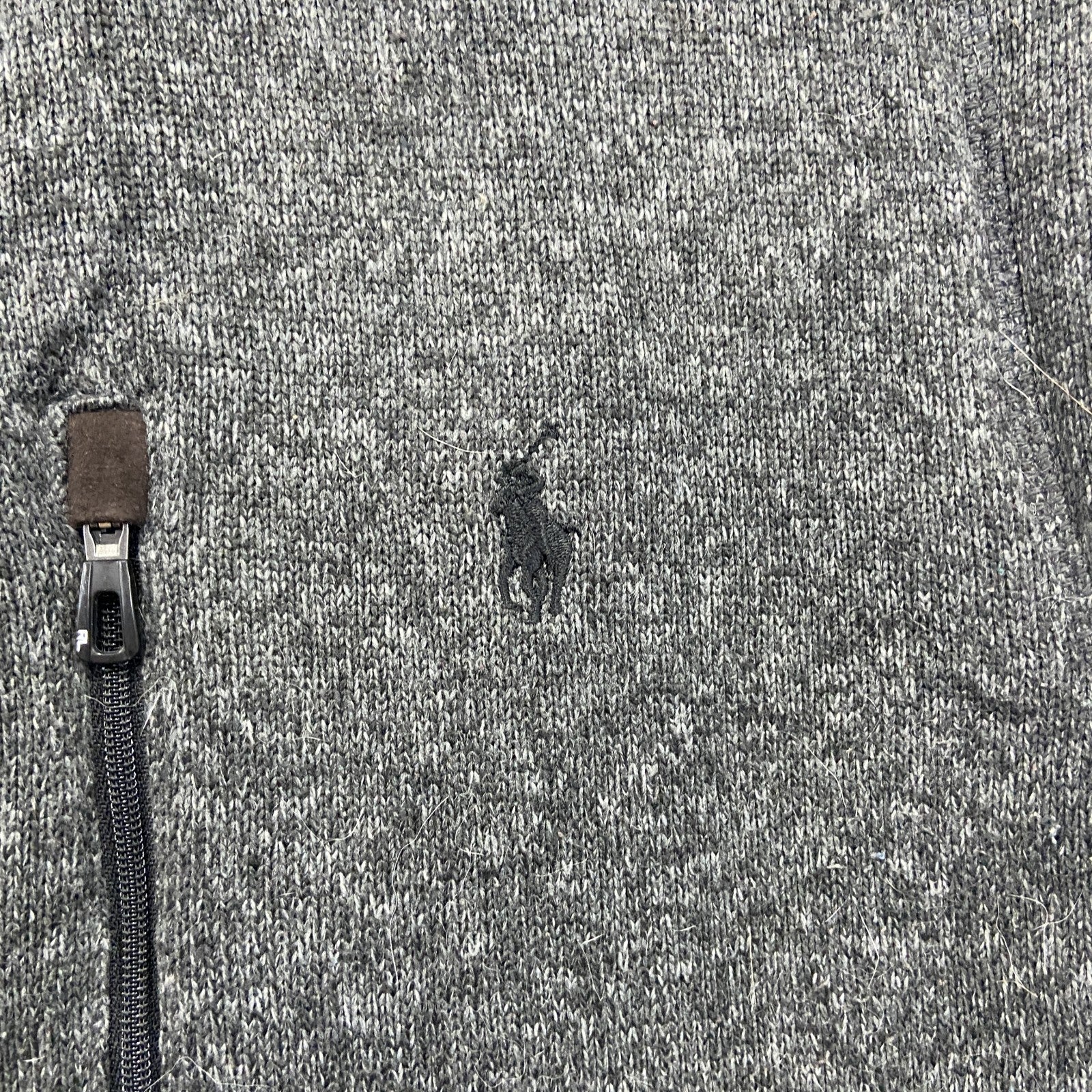 POLO RALPH LAUREN　ポロラルフローレン　フルジップベスト　灰色　グレー　XLサイズ