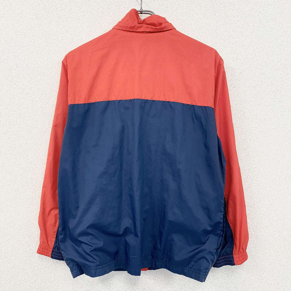 NIKE　ナイキ　フルジップジャケット　スウッシュ　赤　レッド　紺　ネイビー　Lサイズ