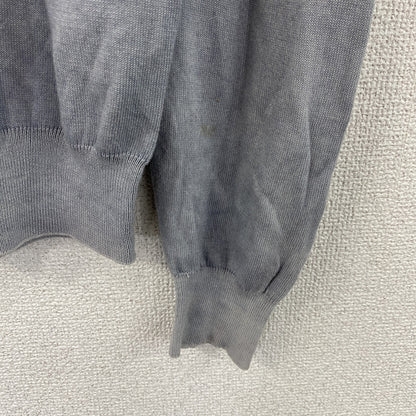 ニットセーター　薄手　灰色　グレー