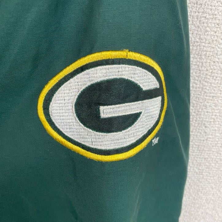 90s　Reebok　リーボック　NFL　プルオーバージャケット　ヴィンテージ　緑　グリーン　2XLサイズ