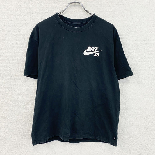 NIKE SB　ナイキエスビー　半袖プリントTシャツ　スウッシュ　黒　ブラック　XLサイズ
