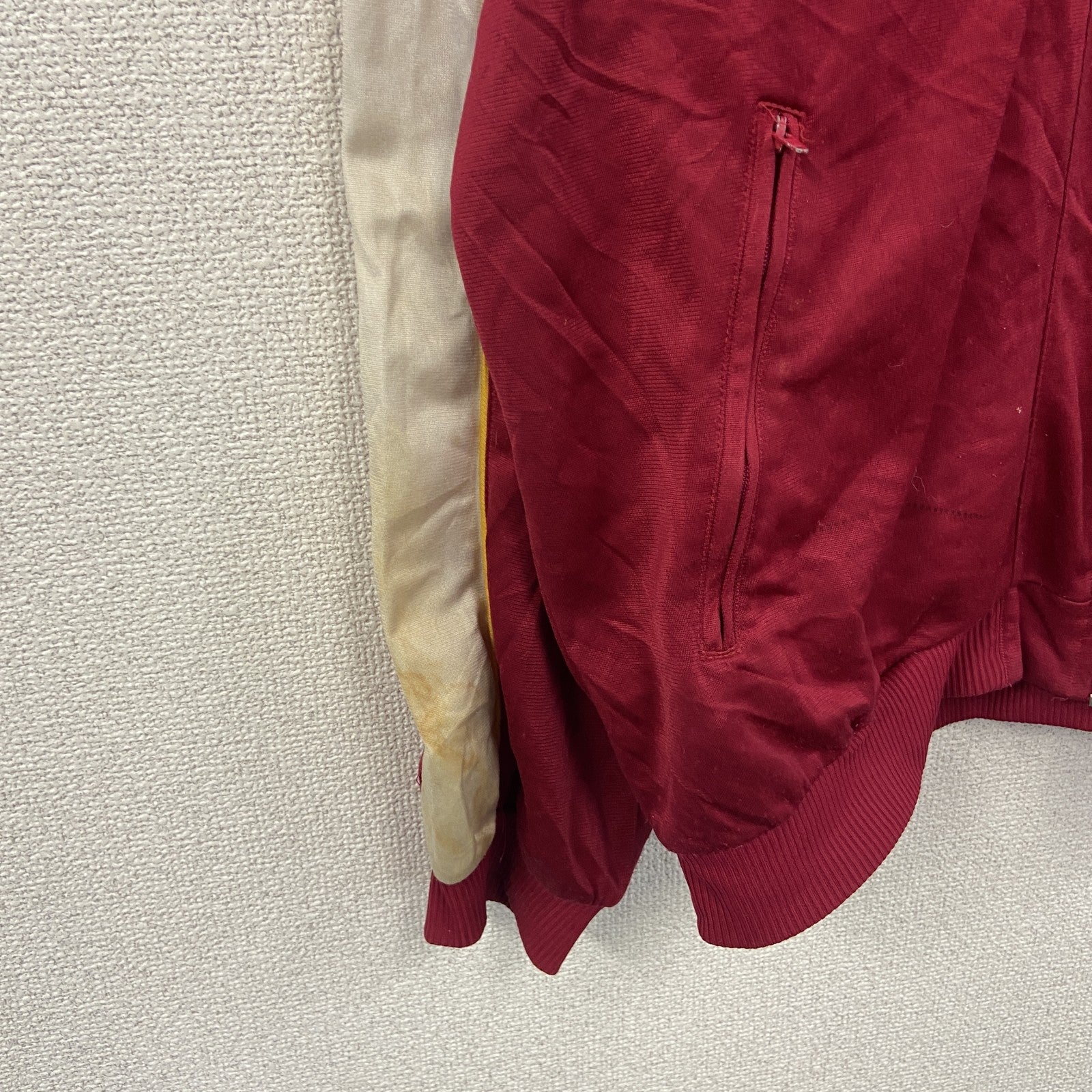 ～90s　NIKE　ナイキ　トラックジャケット/ジャージ　スウッシュ　デカロゴ　銀タグ　マルチカラー　Lサイズ