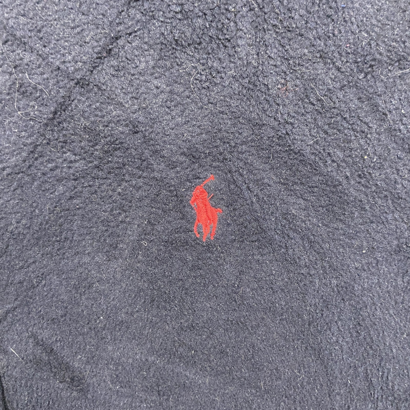 90s　Polo by Ralph Lauren　ポロバイラルフローレン　フルジップフリースパーカー　紺　ネイビー　Lサイズ