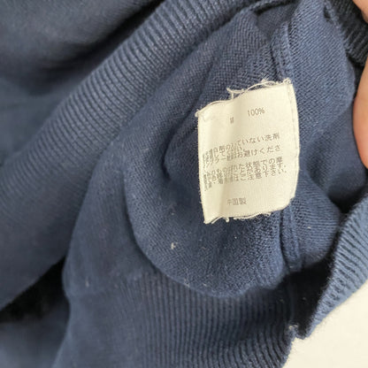 Brooks Brothers　　ブルックスブラザーズ　コットンニットベスト　紺　ネイビー　Lサイズ　