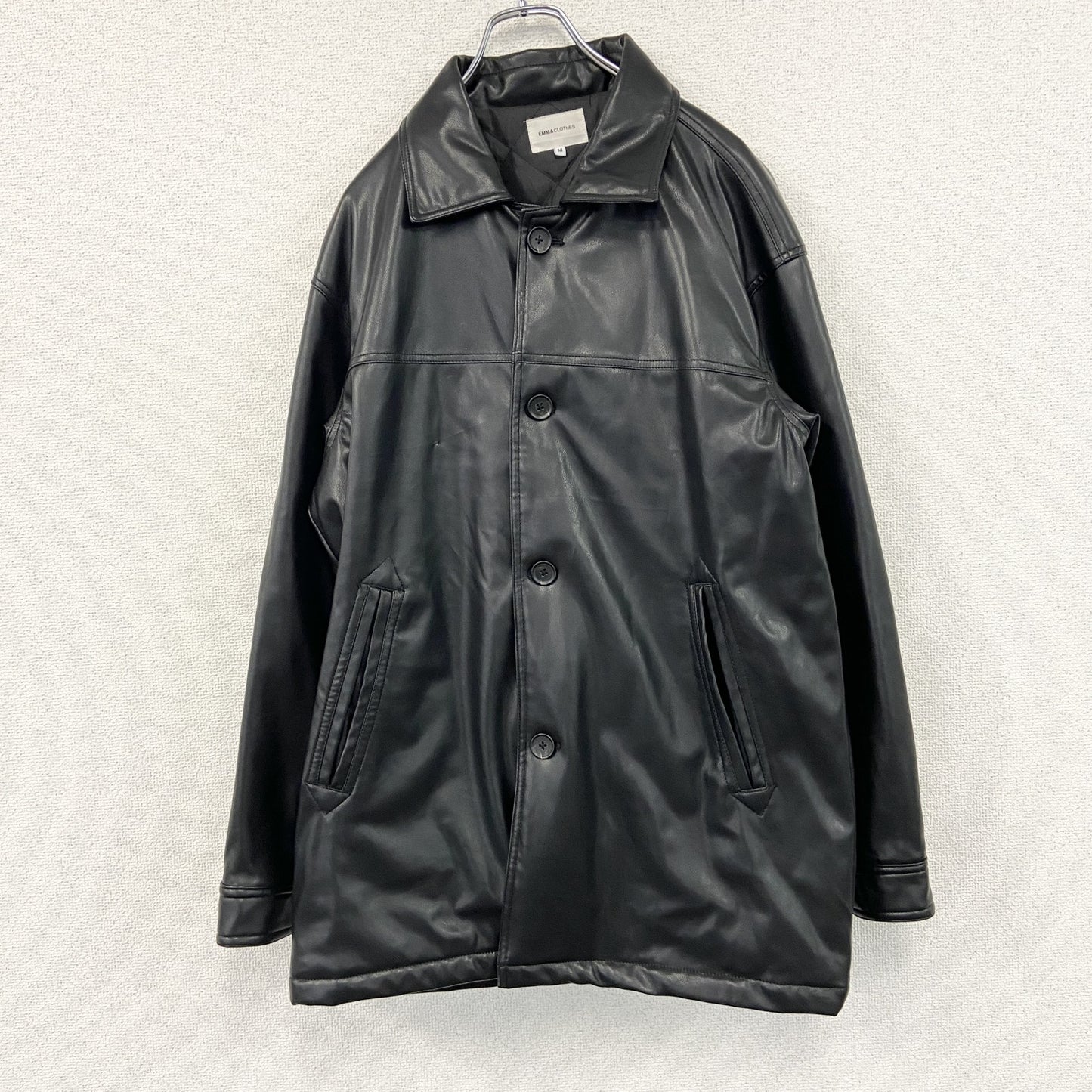 EMMA CLOTHES　エマ クローズ　レザージャケット　黒　ブラック