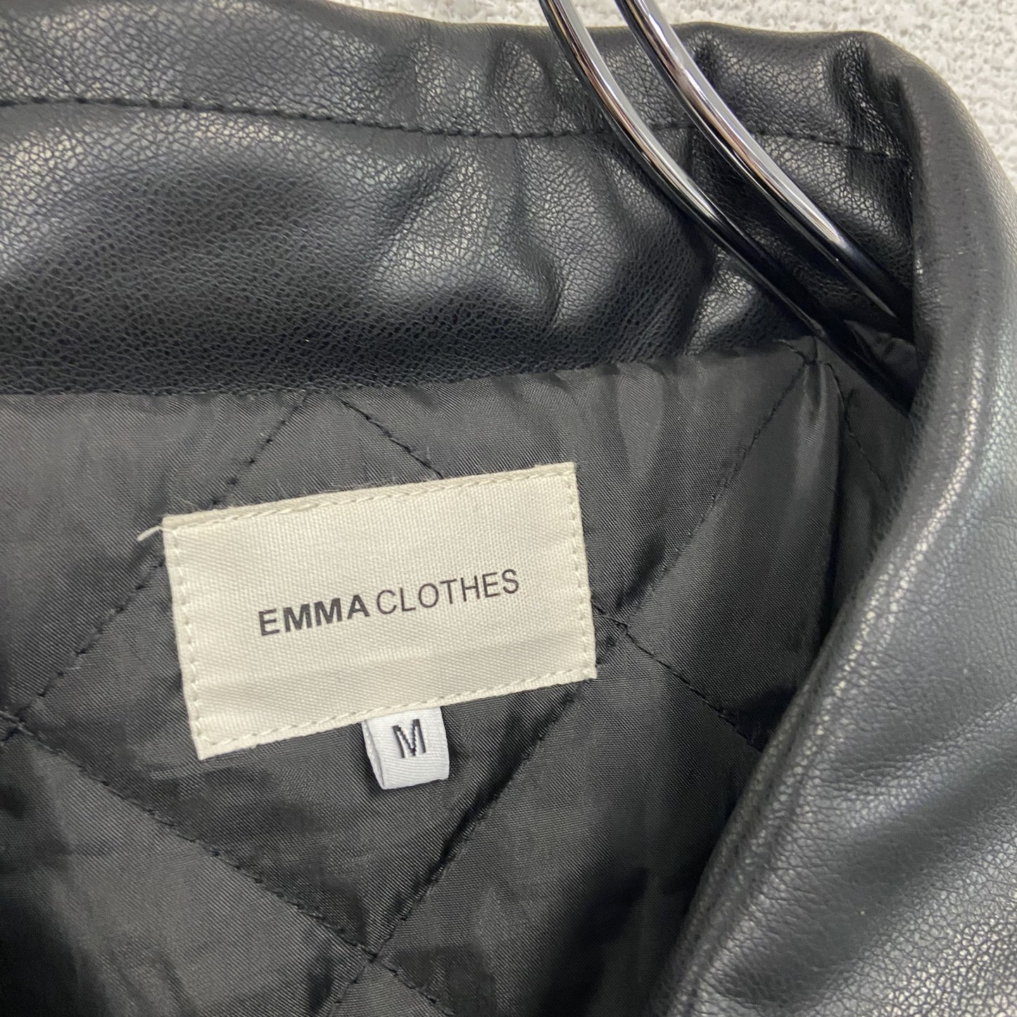 EMMA CLOTHES　エマ クローズ　レザージャケット　黒　ブラック