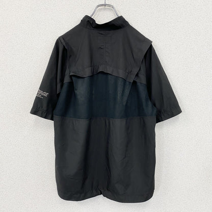 TOURSTAGE　ツアーステージ　ハーフジップ半袖Tシャツ　黒　ブラック　Mサイズ