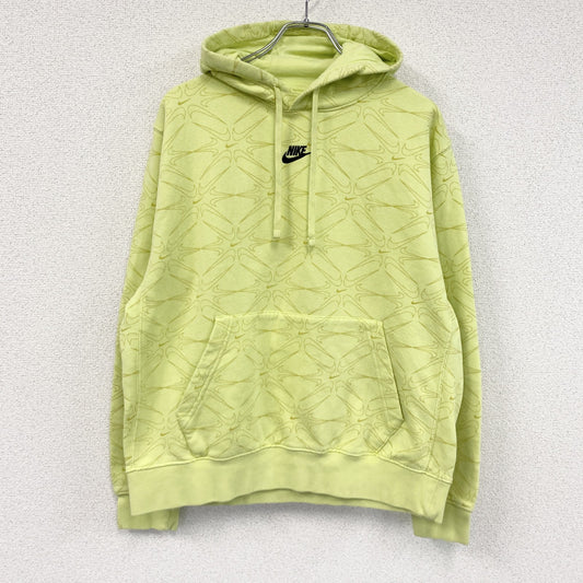 NIKE　ナイキ　スウェットパーカー/フーディー　スウッシュ　黄色　イエロー　Lサイズ