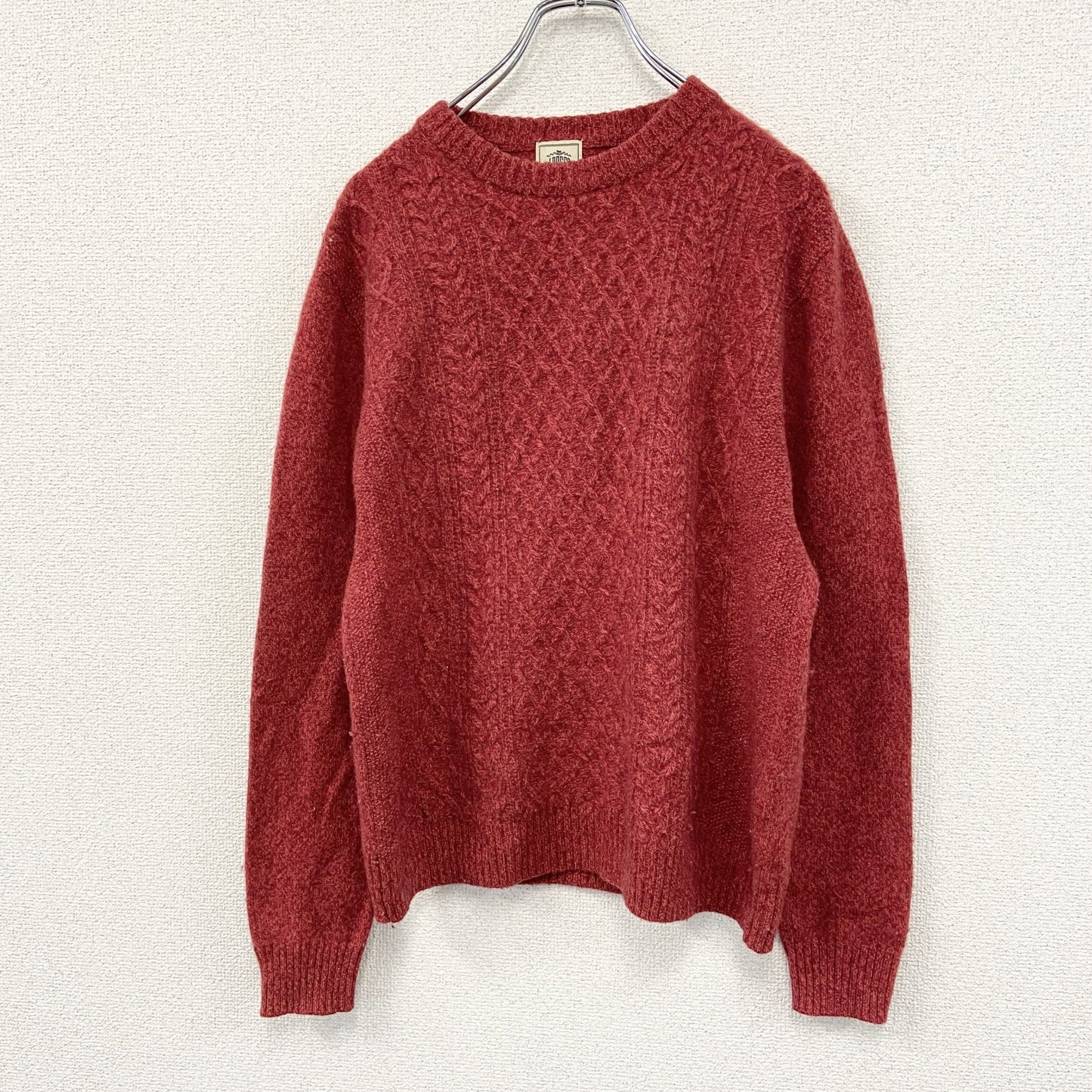 J.PRESS　ジェイプレス　カシミヤニットセーター　赤　レッド