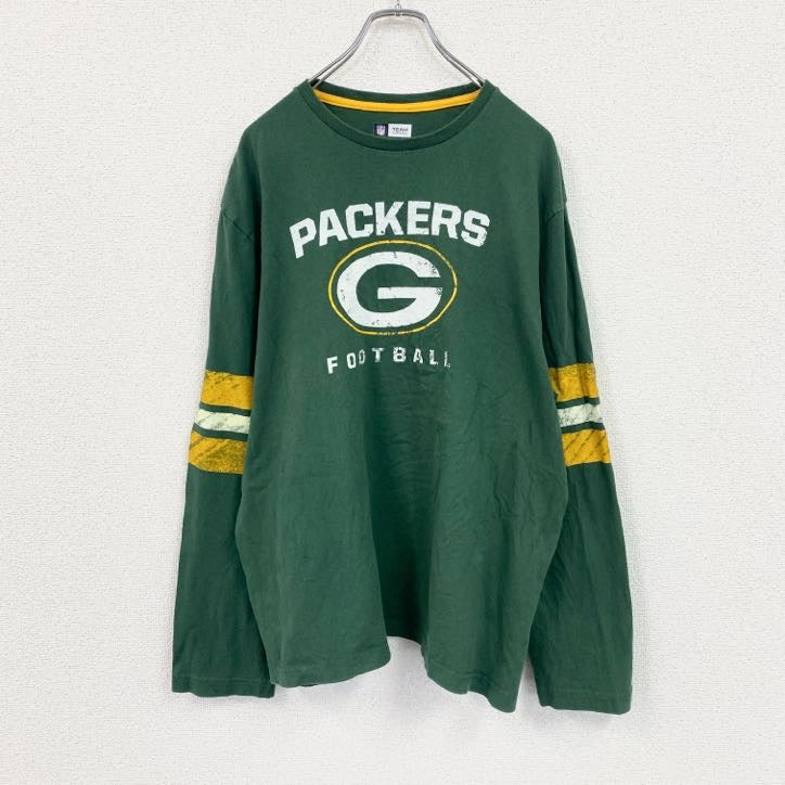 NIKE　ナイキ　NFL　TEAM APPAREL　長袖プリントTシャツ　緑　グリーン　XLサイズ