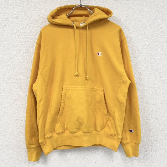 Champion　チャンピオン　リバースウィーブ　スウェットパーカー/フーディー　黄色　イエロー　Mサイズ