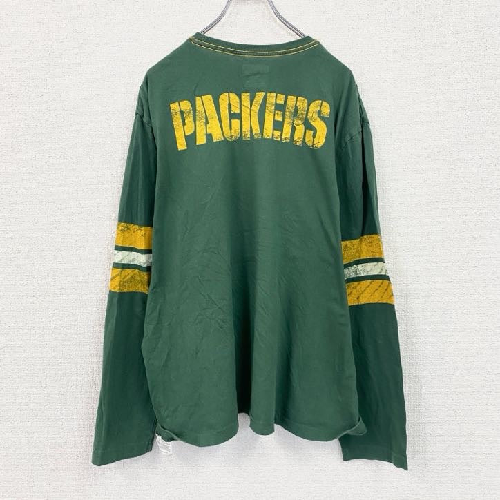 NIKE　ナイキ　NFL　TEAM APPAREL　長袖プリントTシャツ　緑　グリーン　XLサイズ