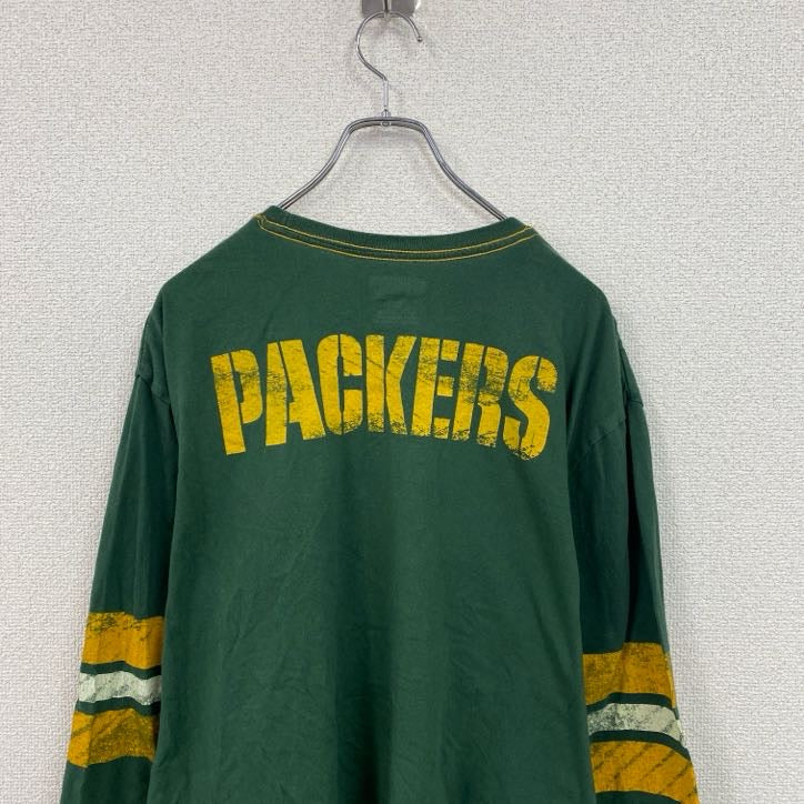 NIKE　ナイキ　NFL　TEAM APPAREL　長袖プリントTシャツ　緑　グリーン　XLサイズ