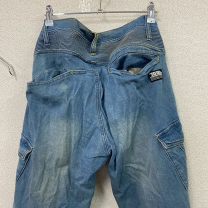 TORAICHI　ライダースジャケット　デニム蛇腹カーゴパンツ　デニムセットアップ/ワークウェア　インディゴ　Lサイズ