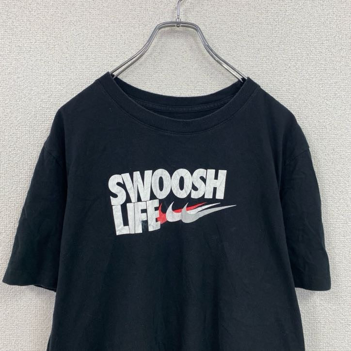 NIKE　ナイキ　半袖プリントTシャツ　黒　ブラック　Lサイズ