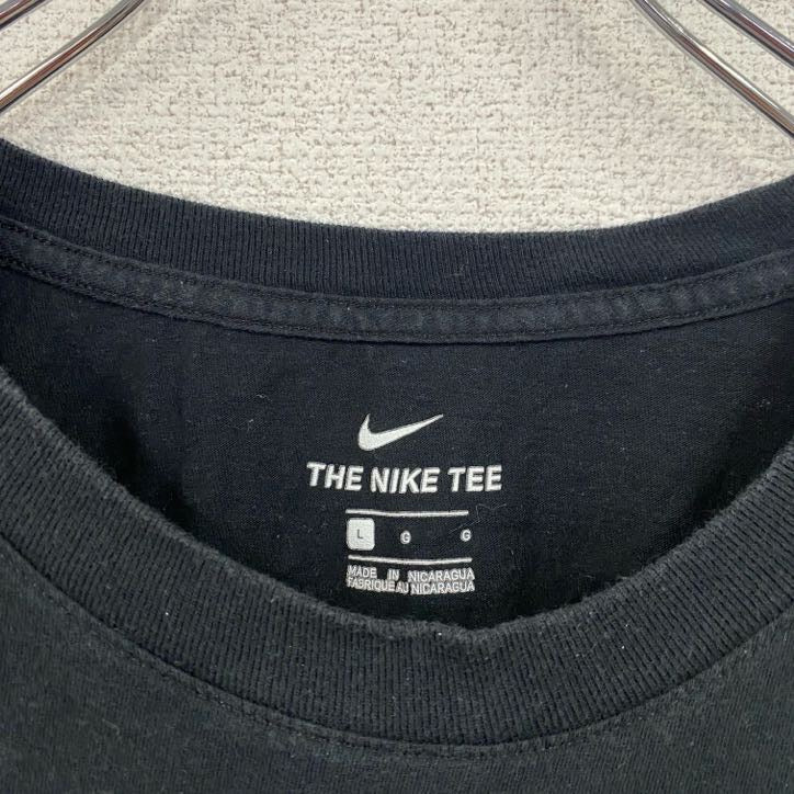 NIKE　ナイキ　半袖プリントTシャツ　黒　ブラック　Lサイズ