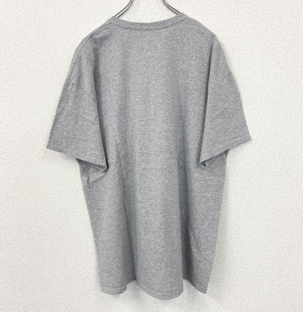 古着 used　NFL　半袖オフィシャルプリントTシャツ　フィラデルフィアイーグルス　アメフト　クルーネック　グレー　XLサイズ