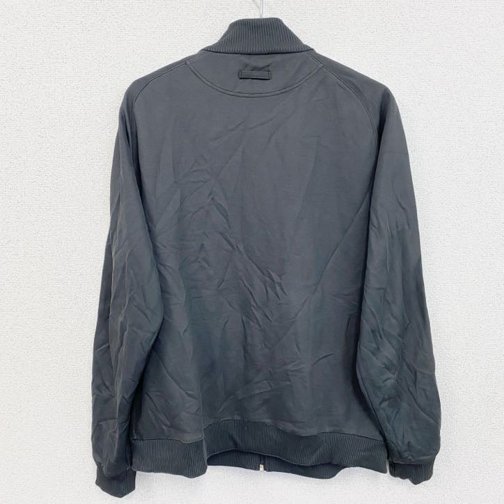 　adidas　アディダス　フルジップトラックジャケット/ジャージ　灰色　ダークグレー　Lサイズ