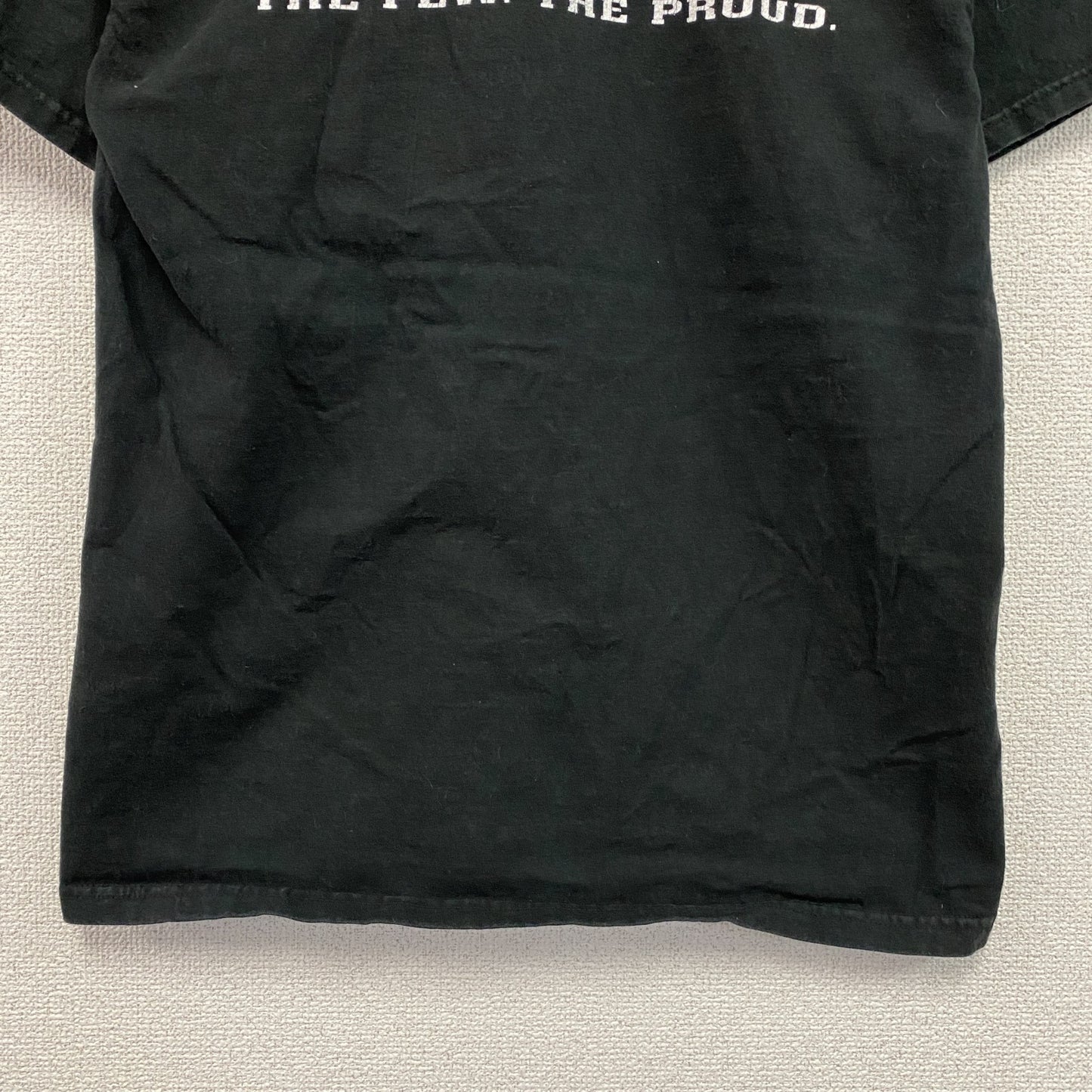 Hanes　ヘインズ　Beefy-t　USMC　アメリカ海兵隊　半袖プリントTシャツ　黒　ブラック　Mサイズ　