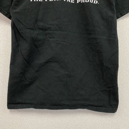 Hanes　ヘインズ　Beefy-t　USMC　アメリカ海兵隊　半袖プリントTシャツ　黒　ブラック　Mサイズ　