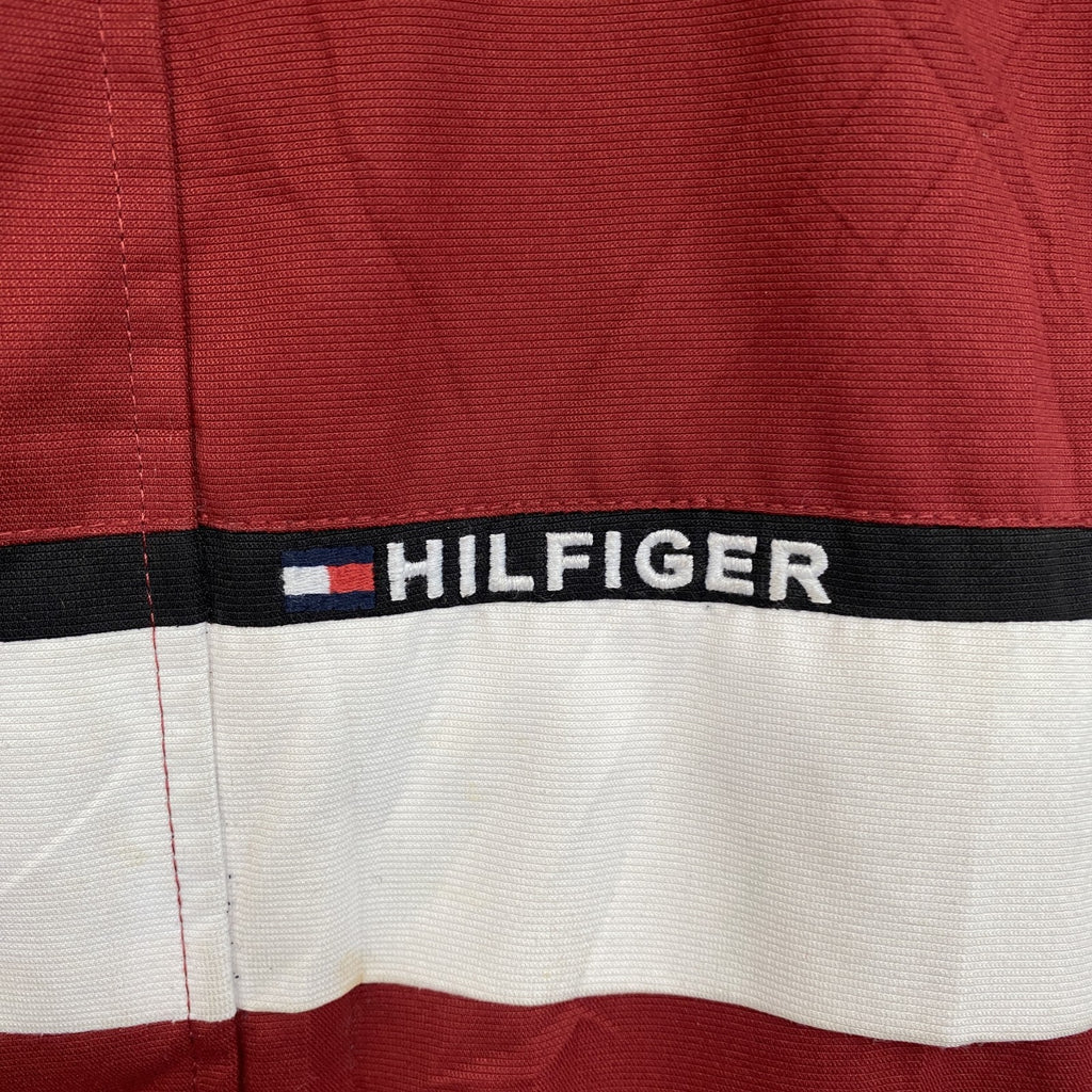 TOMMY HILFIGER　トミーヒルフィガー　フルジップ中綿ジャケット　ブルゾン　赤　レッド　Lサイズ