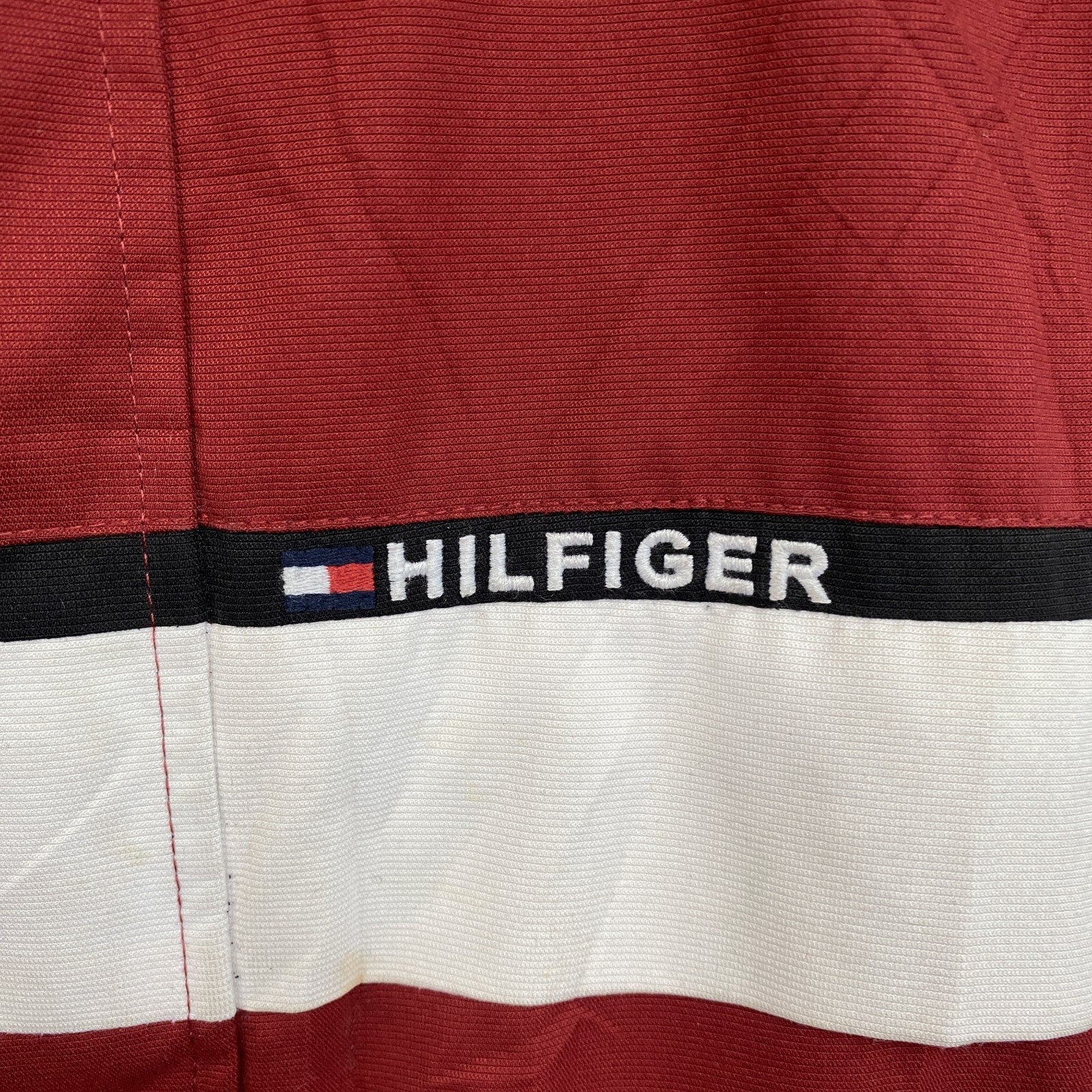 TOMMY HILFIGER　トミーヒルフィガー　フルジップ中綿ジャケット　ブルゾン　赤　レッド　Lサイズ